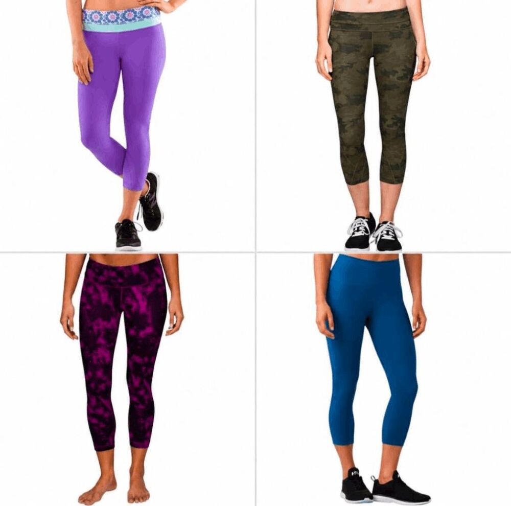 LULULEMON ATHLETICA BUNDLE of 4 Pairs Of Leggings Size 6